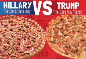 2016 Presidential Election Pizza Poll